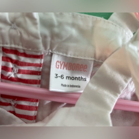Gymboree summer stripe dress with bow on top of straps baby girl size 3-6 months - Picture 6 of 7